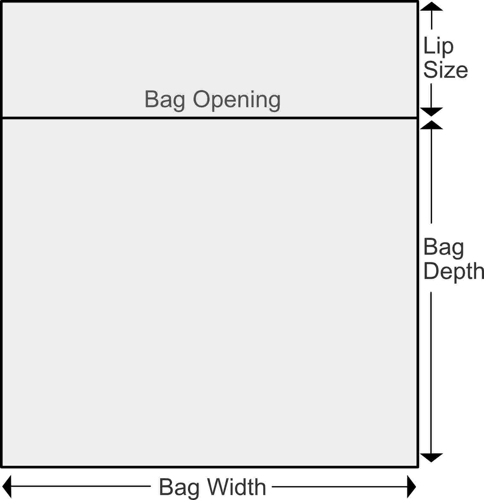 Cello Bag Plain Lip